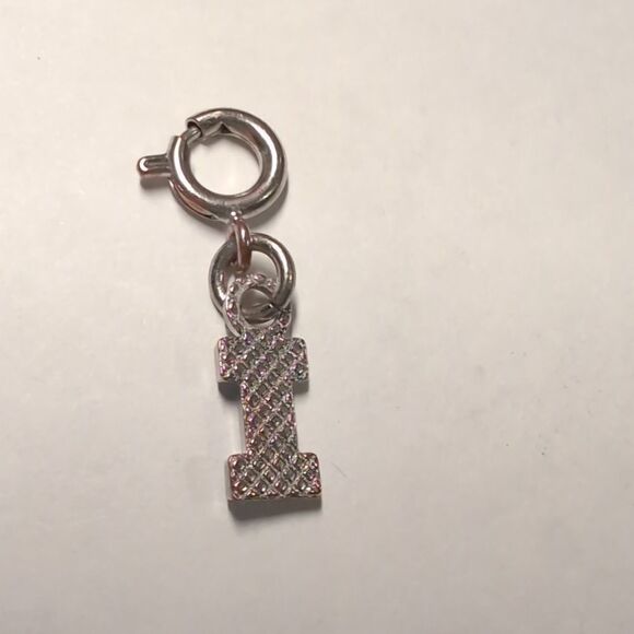 Blue I Letter K Bracelet Charm / Keychain / Purse‎ Charm - Picture 2 of 2